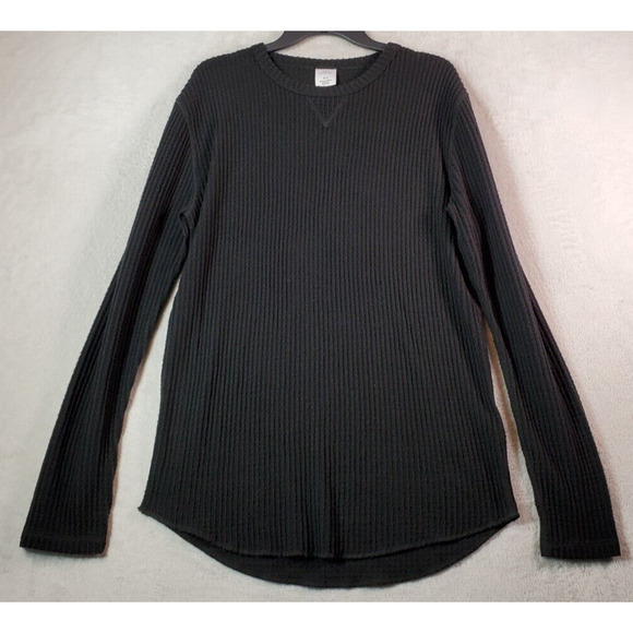 Urban Outfitters Sweater Women Medium Black Knit Polyester Long Sleeve Crew Neck - Picture 1 of 7